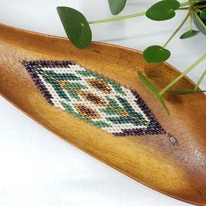 Custom Handmade Aztec Southwestern Beaded Cuff Bracelets